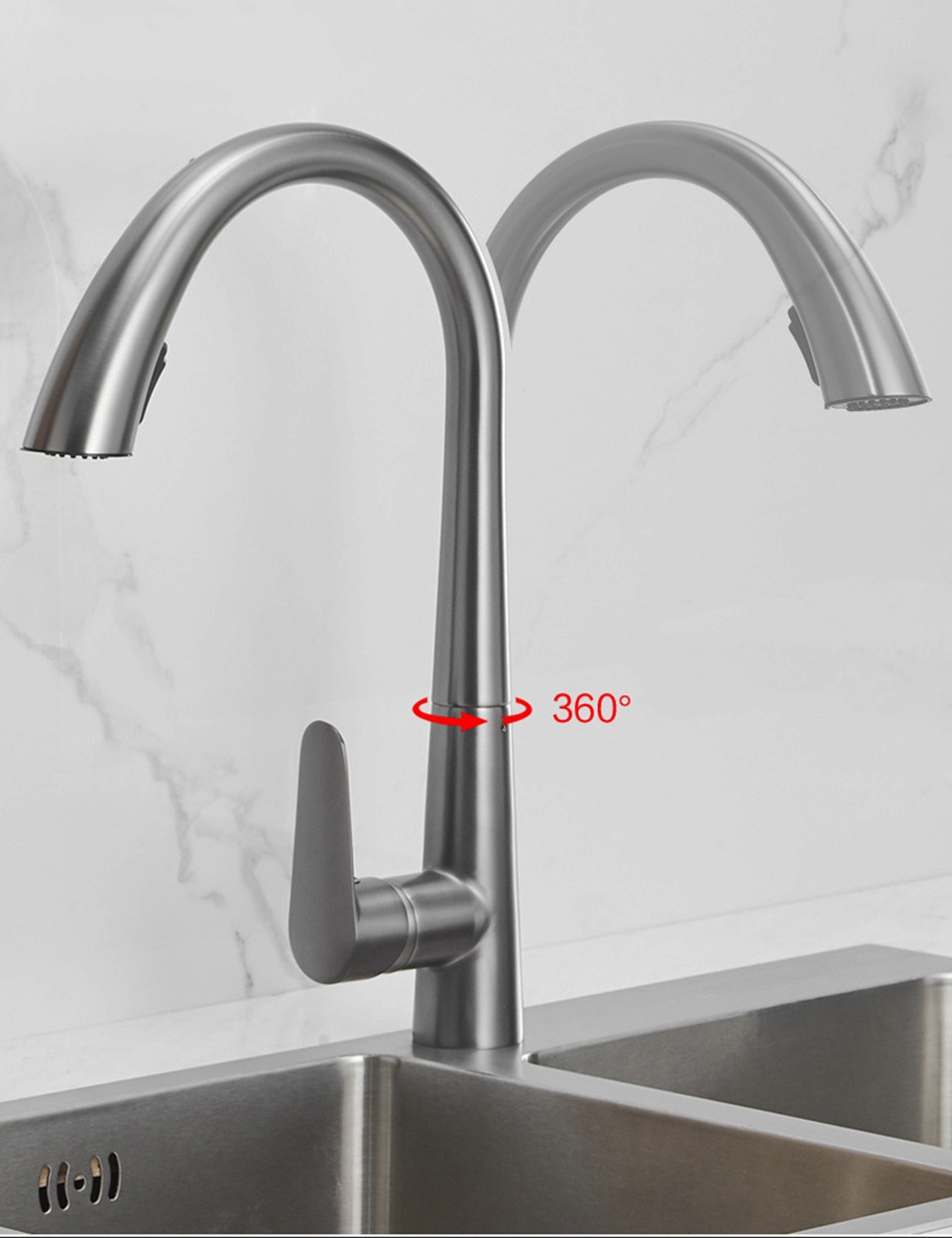 Vòi rửa bát Homaya HF32.04-https://edel.com.vn/voi-day-rut/