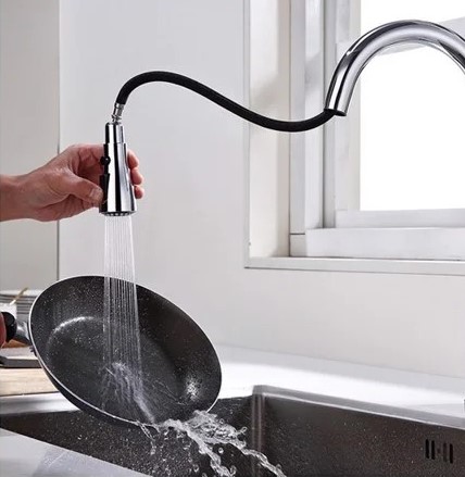 Vòi rửa bát Homaya HF21.01-https://edel.com.vn/voi-day-rut/