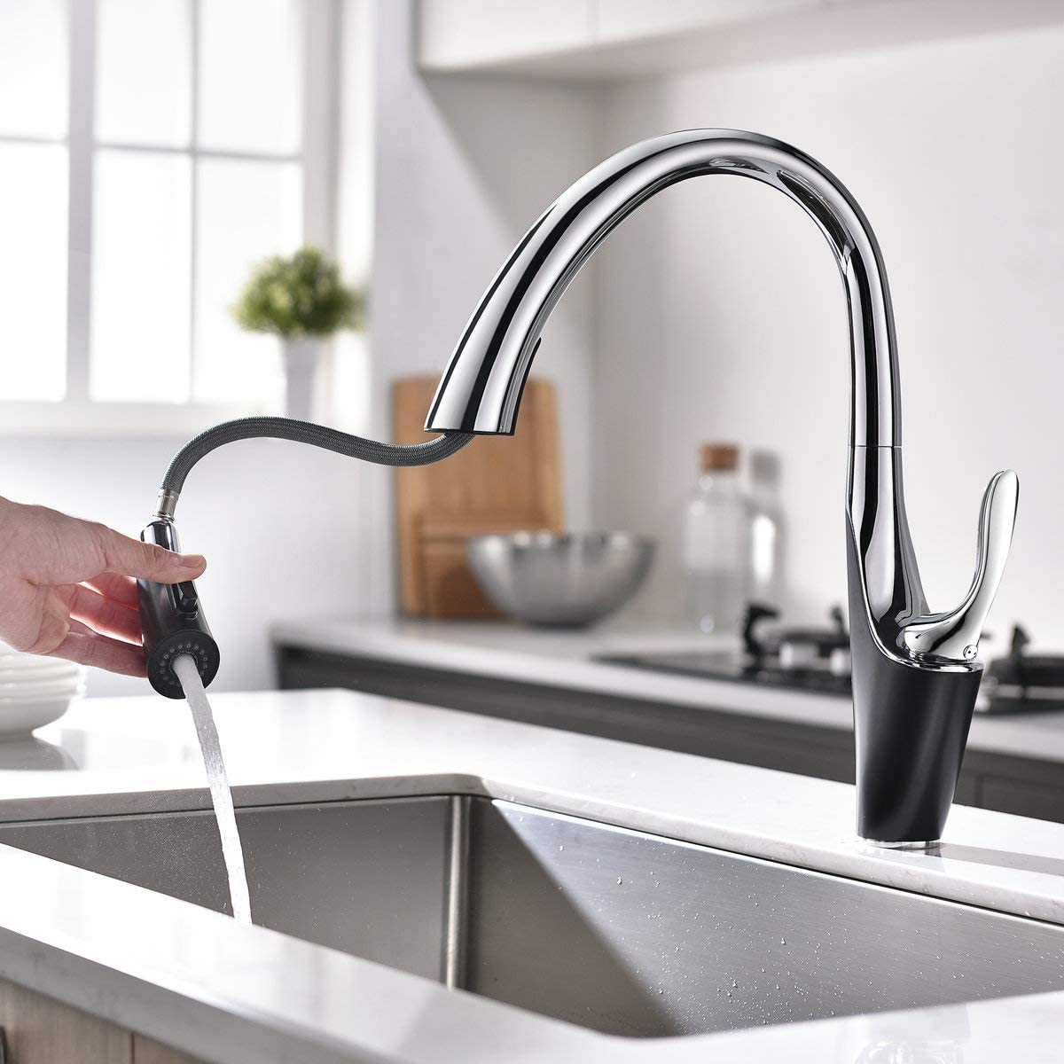 Vòi rửa bát Homaya HF36.02-https://edel.com.vn/voi-day-rut/